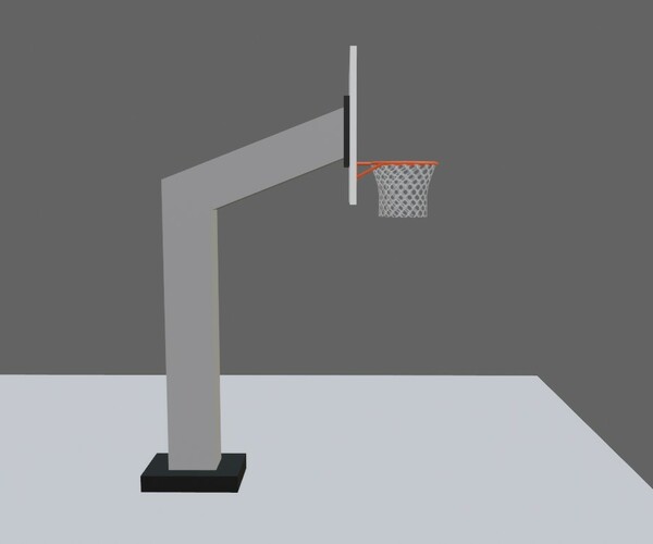 ArtStation - Basketball Hoop System 3D Model