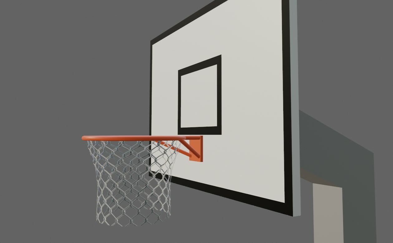 ArtStation - Basketball Hoop System 3D Model