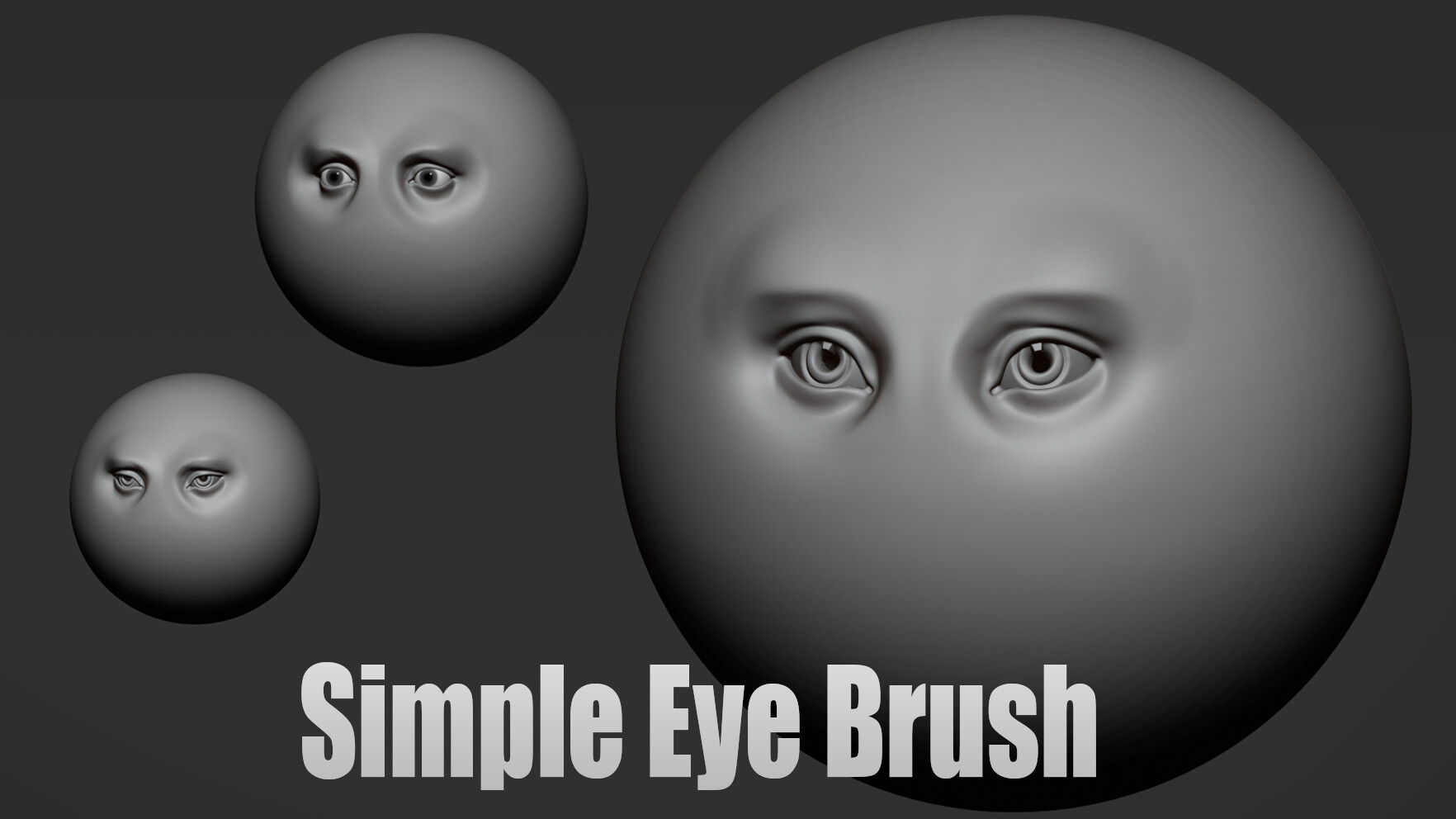pust plads død ArtStation - Simple Eyes Brush | Brushes