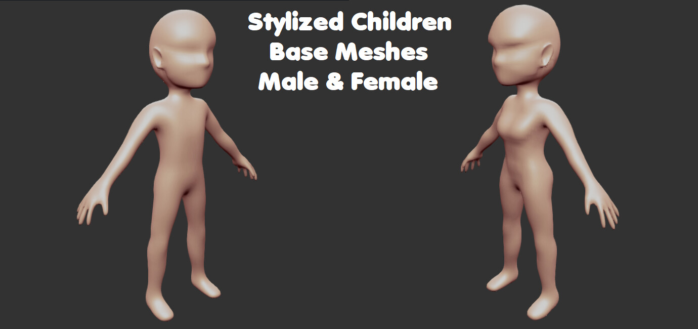 Male And Female Base Mesh Launched