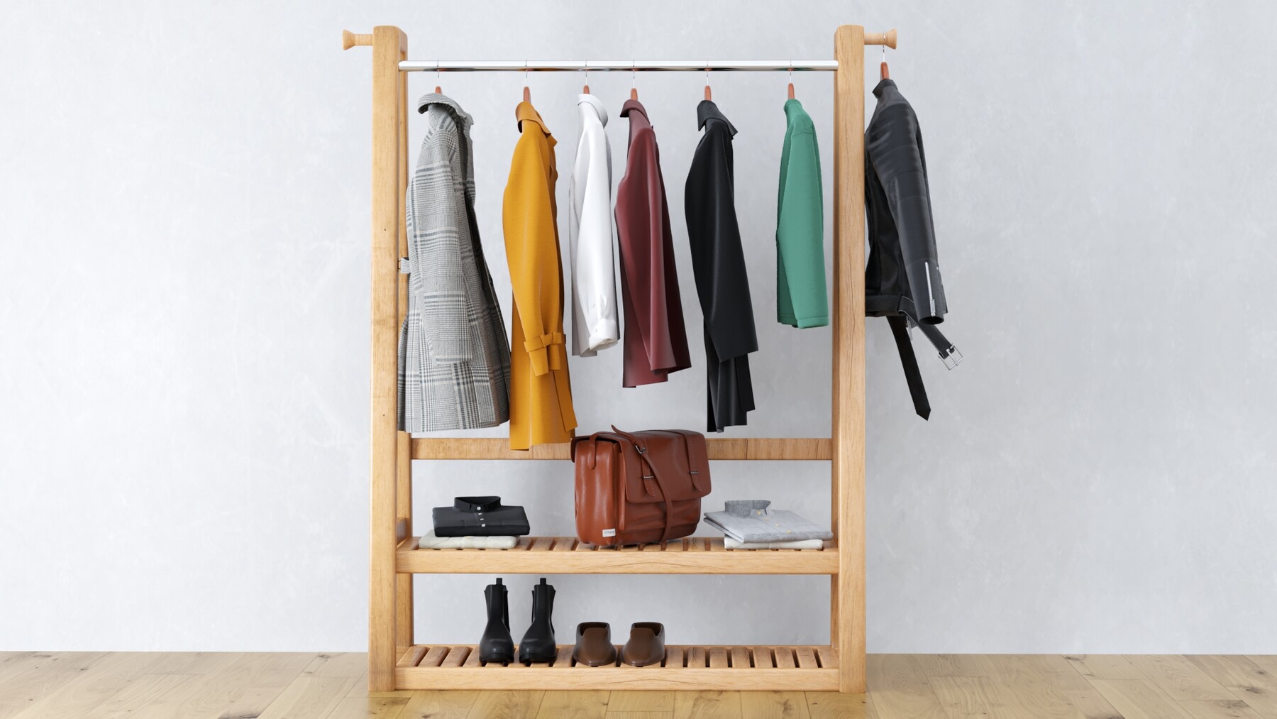 ArtStation - Realistic 3D model of clothes on Rack collection . | Game ...