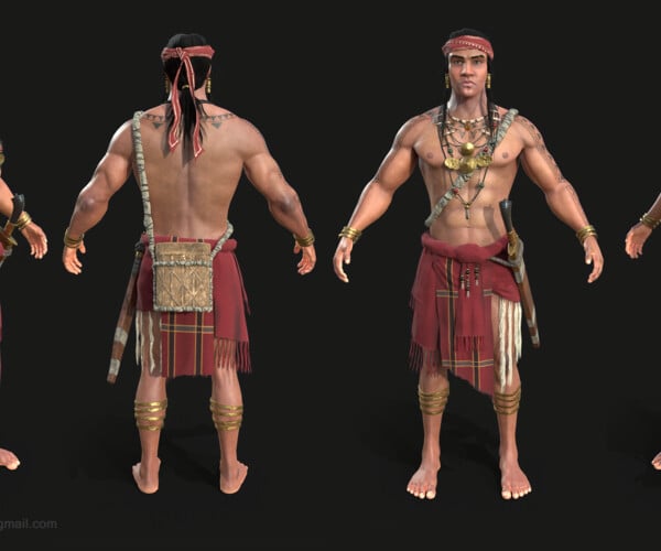 ArtStation - Lapu-Lapu real-time character | Game Assets