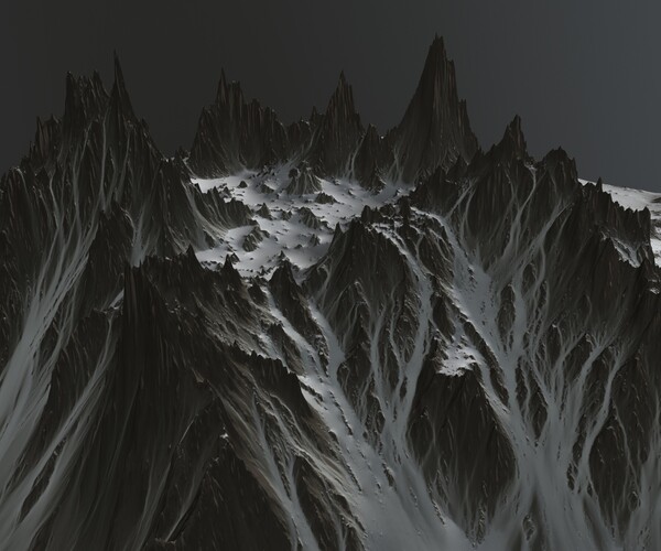 ArtStation - Snow Mountain | Game Assets