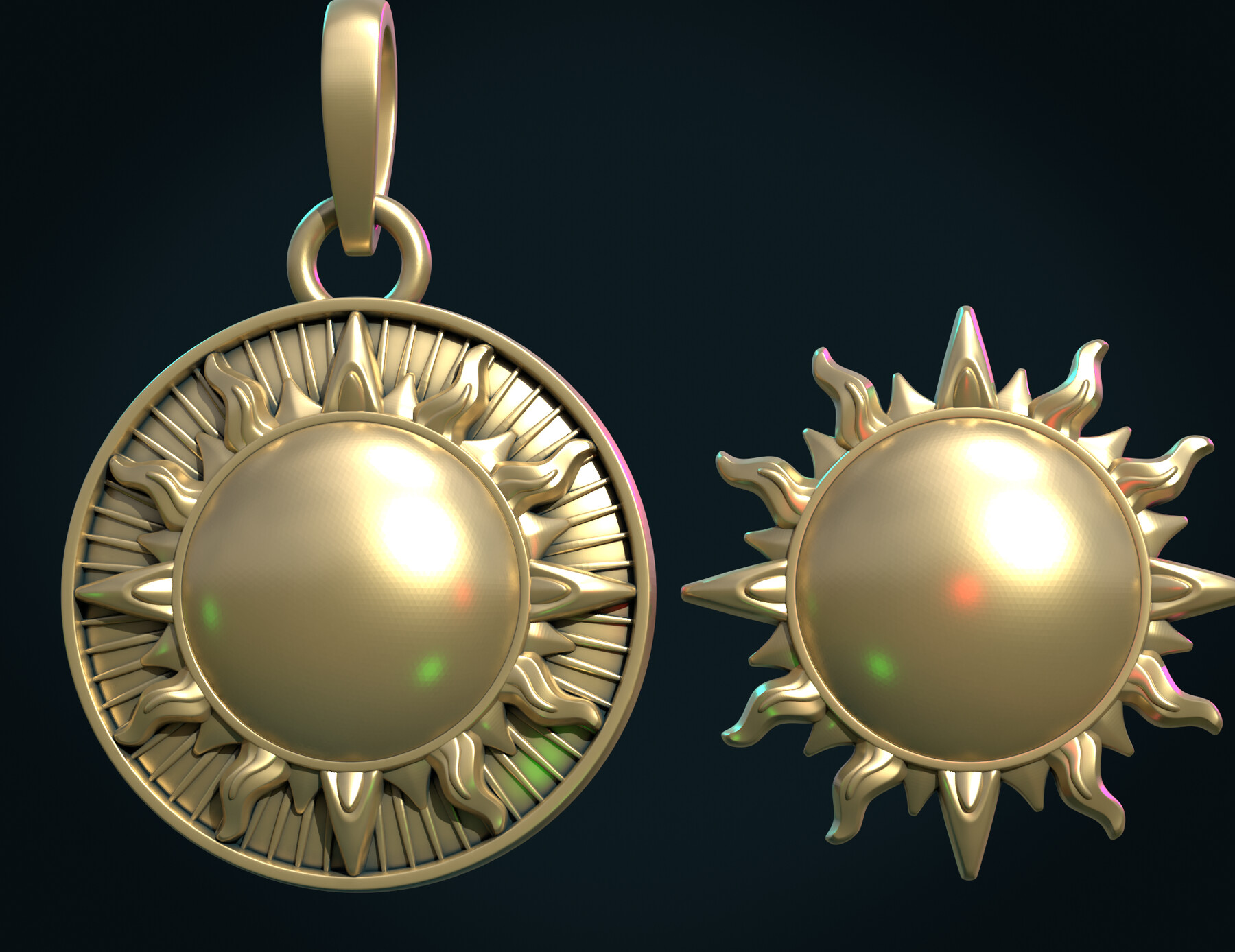 ArtStation - Sun Pendant III | Game Assets