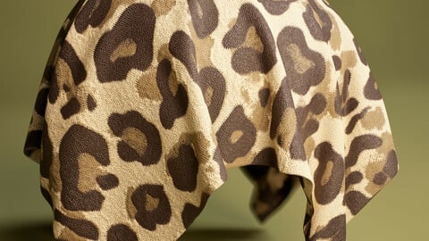 PBR - FABRIC ANIMAL PRINT 02 - 4K MATERIAL