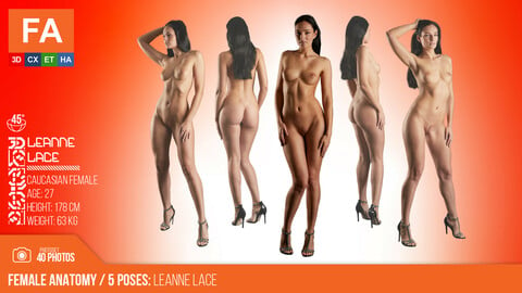 Female Anatomy | Leanne Lace 5 Various Poses | 40 Photos #2