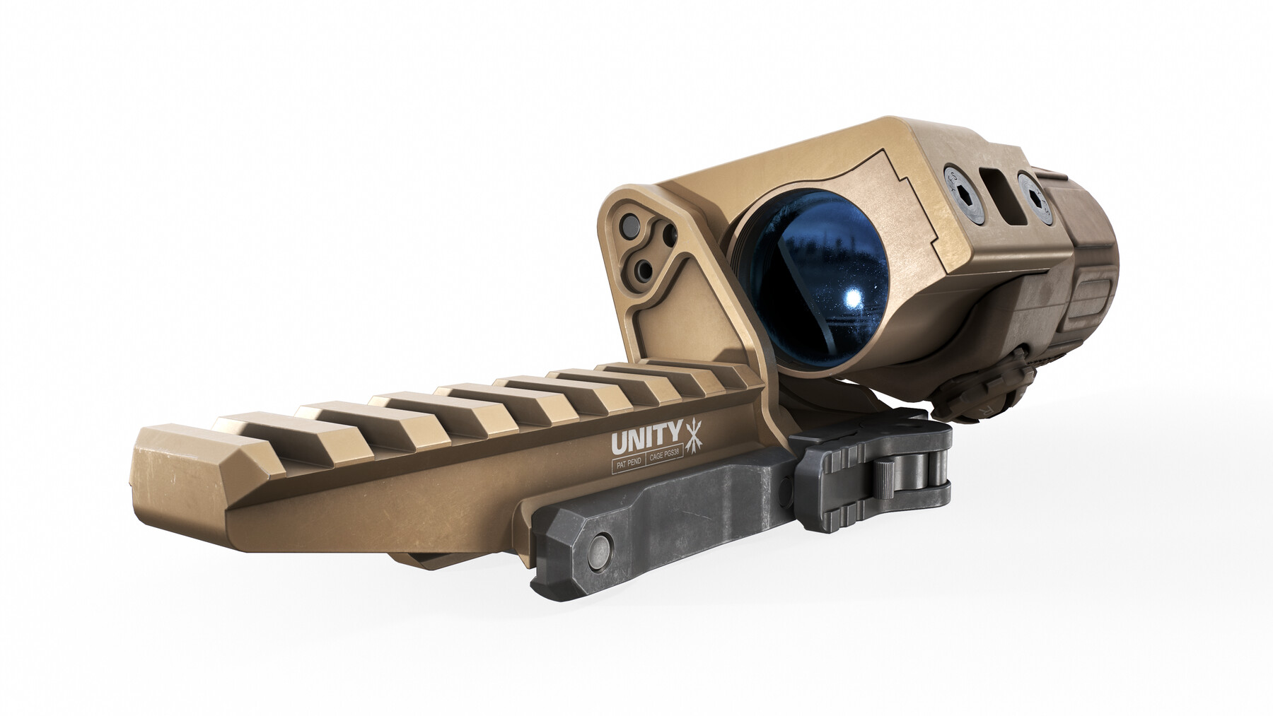 ArtStation EOTech G33 3x Flip to Side Magnifier Game Assets