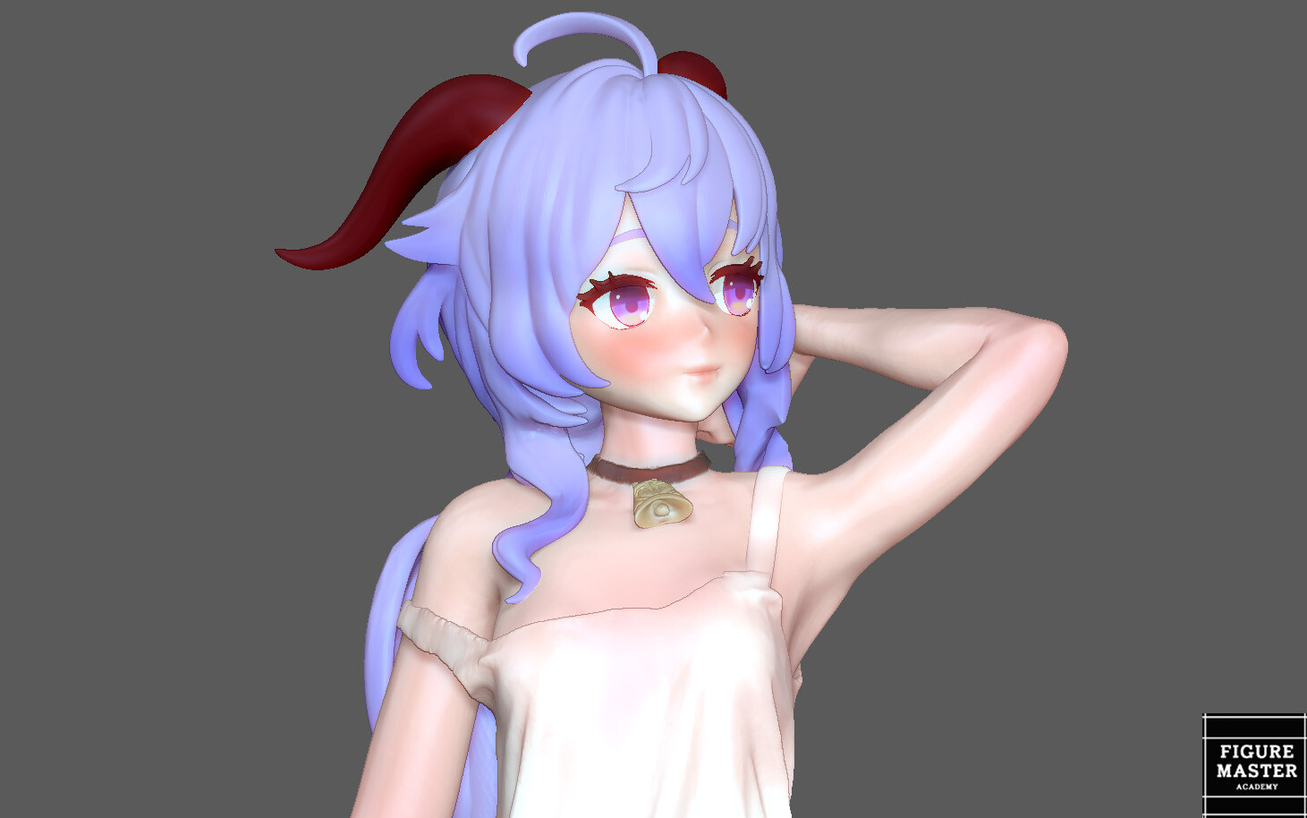 ArtStation - GANYU GENSHIN IMPACT CUTE GIRL GAME CHARACTER ANIME 3D PRINT |  Resources