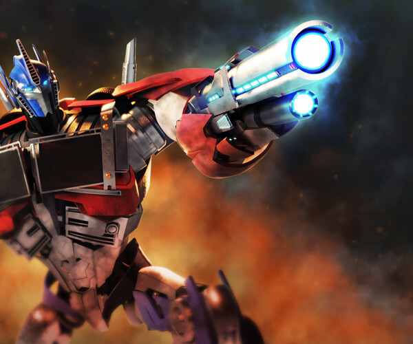 Optimus Prime Transformers Prime Rig - 3D Model by billnguyen1411