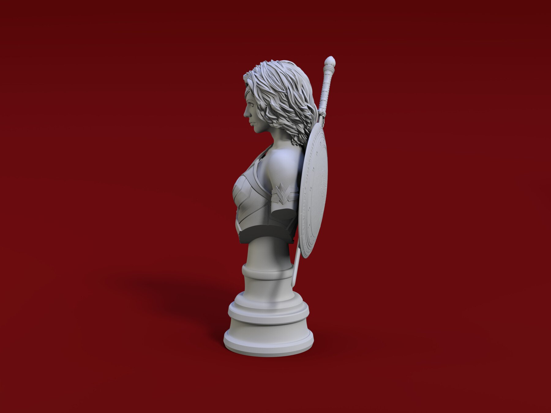 Woman Bust | 3D Print Model