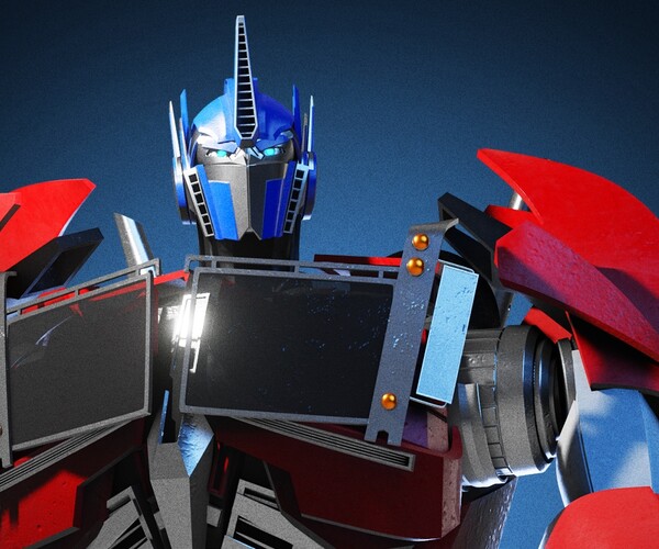 ArtStation - Transformers Prime: Optimus prime 3D Blender model