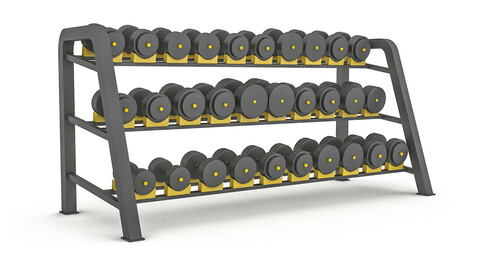 dumbbells 3D model