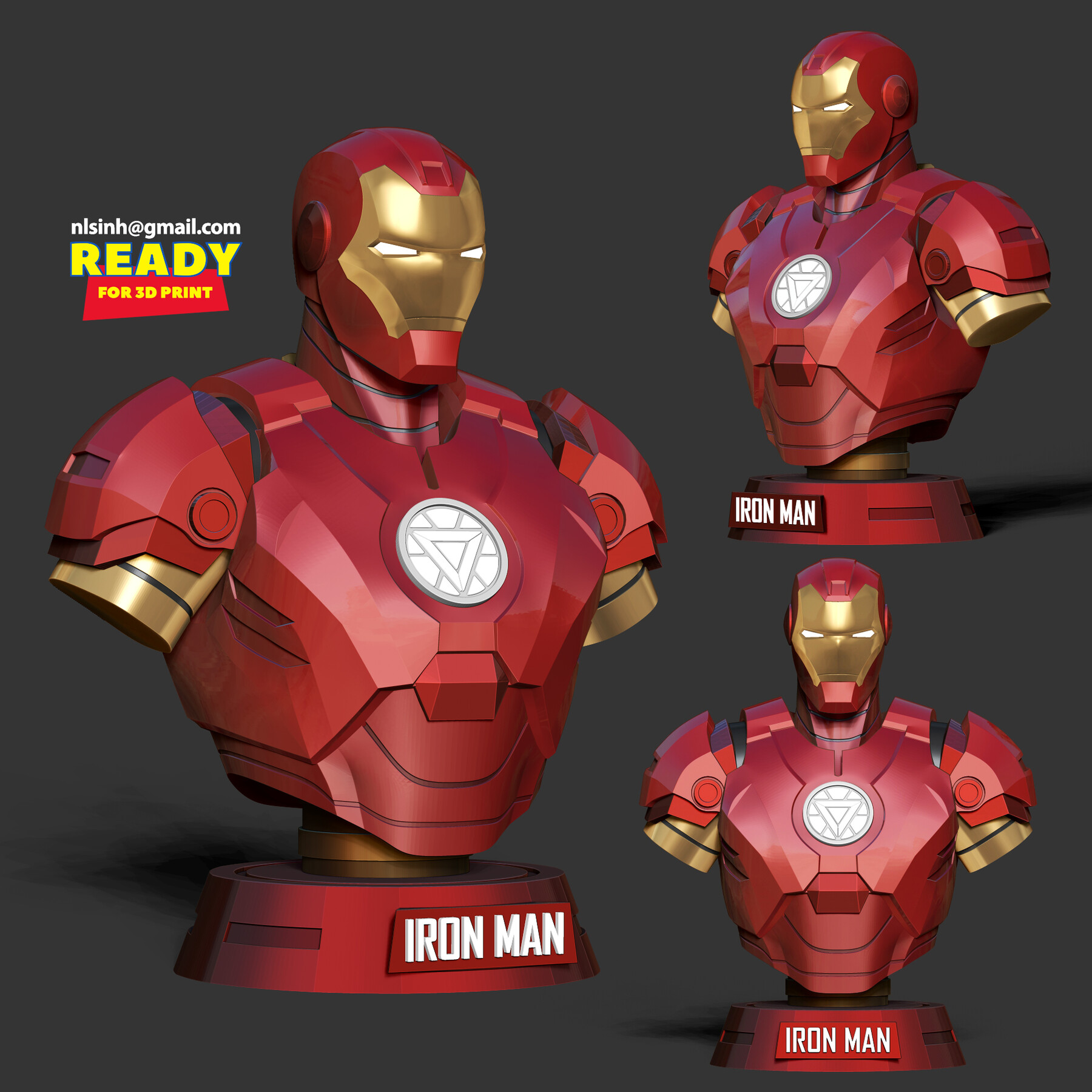 ArtStation - Iron Man Mk7 - 3D Model