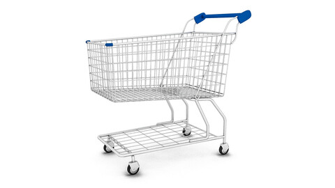 shopping cart 3D model