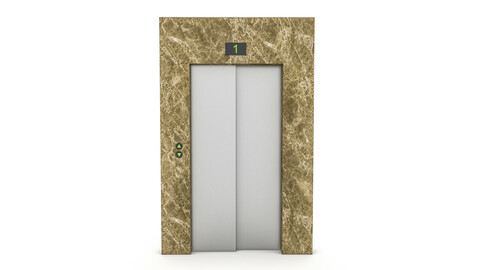 elevator entrance 3D