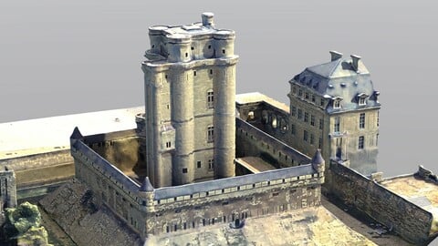 Old castle 3D model