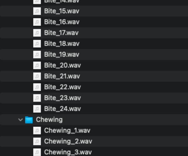 ArtStation Eating and Drinking Sound Effects Game Assets
