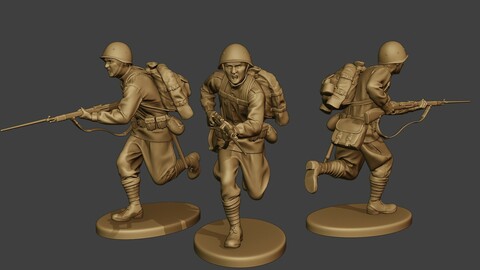 Russian soldier ww2 Run R1