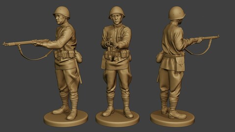 Russian soldier ww2 Stand2 R1