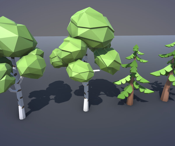 ArtStation - Free Low Poly Nature Forest | Game Assets