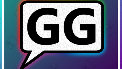 Twitch Emote: GG Chat Bubble