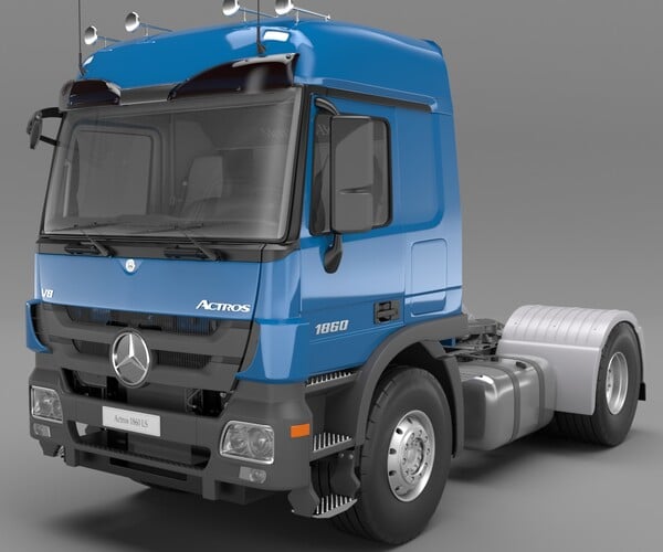 ArtStation - MERCEDES-BENZ - ACTROS 1860 LS F04 EURO 5 | Resources