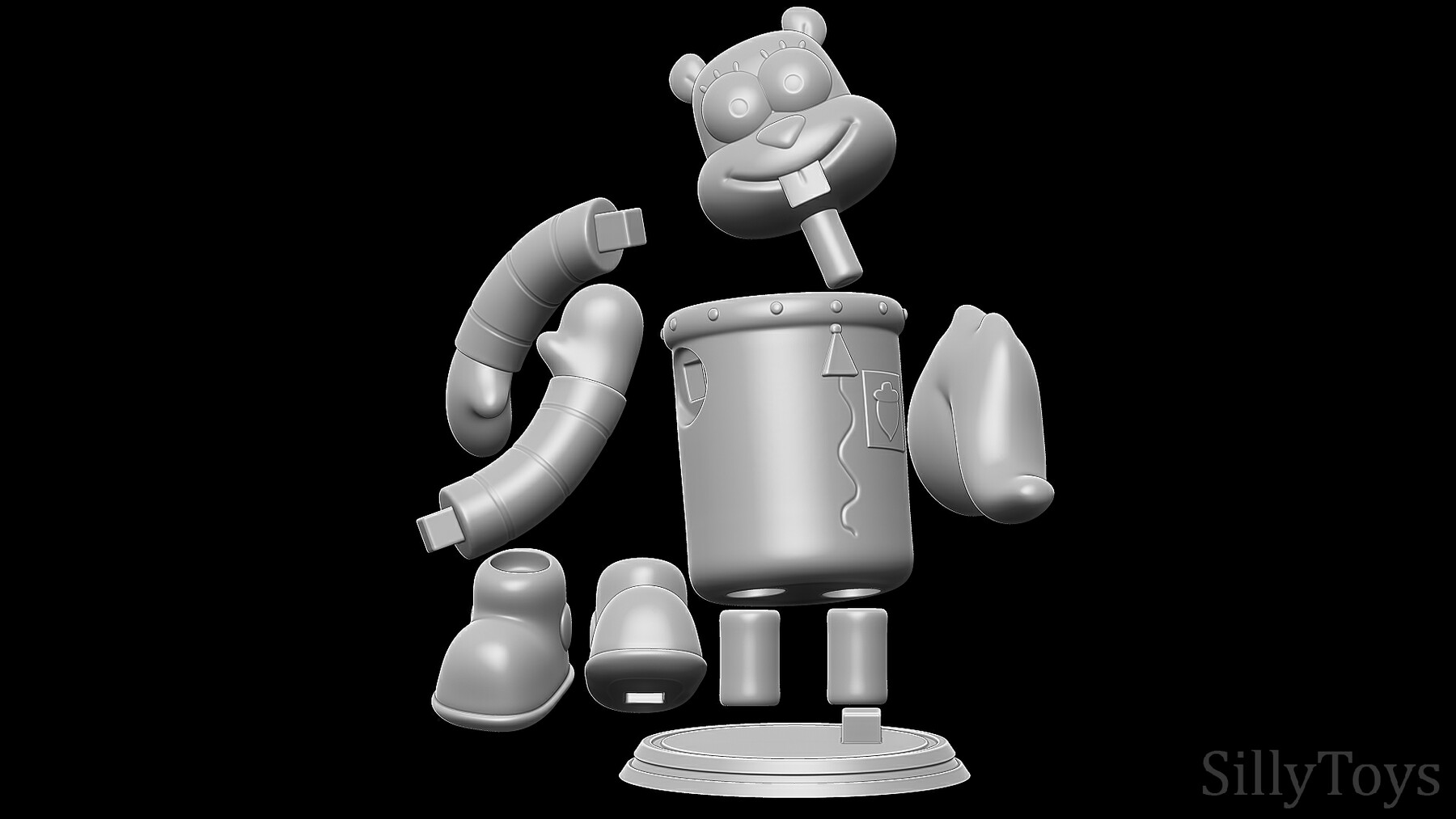 Artstation Sandy Cheeks Spongebob Squarepants 3d Print Model Resources 4069