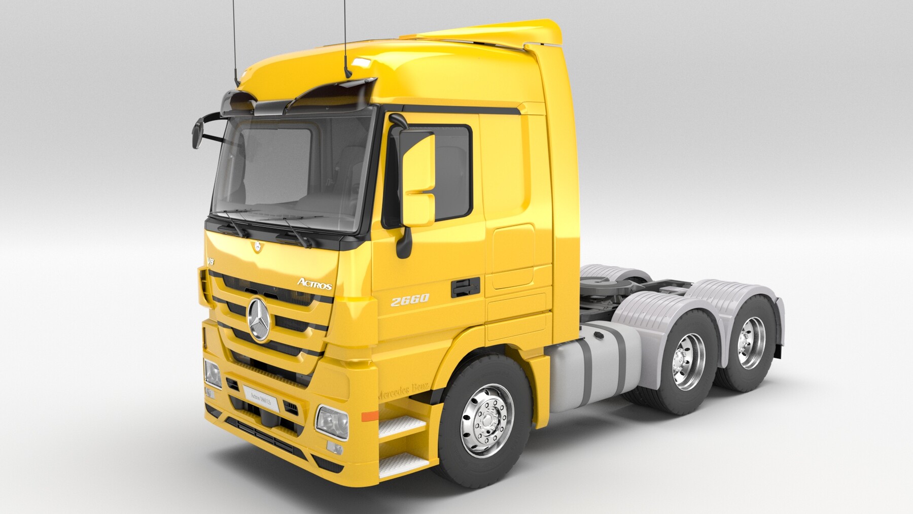 ArtStation - MERCEDES-BENZ ACTROS 2660 - SPEDITION BENDER