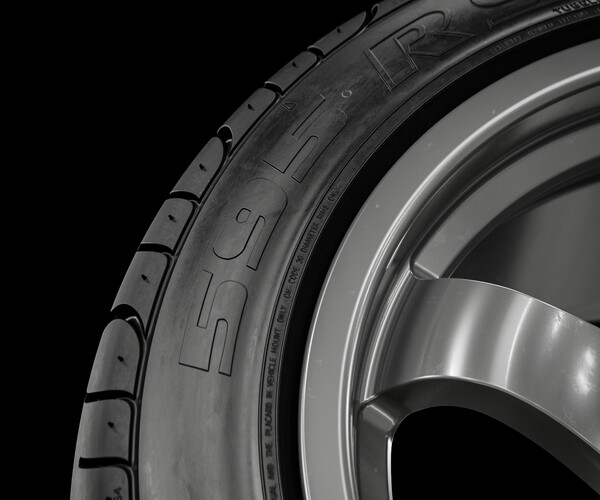 ArtStation - Federal 595 RS R • 205/50 ZR15 (Real World Details ...