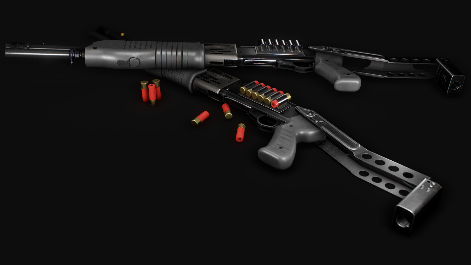 ArtStation - SPAS-12 Shotgun | Resources