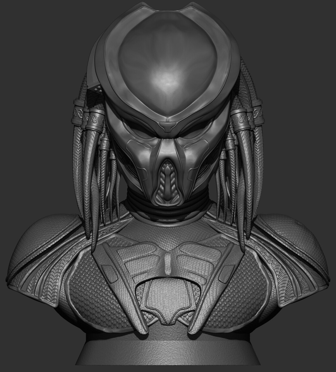 ArtStation - FUGITIVE PREDATOR Bust | Resources