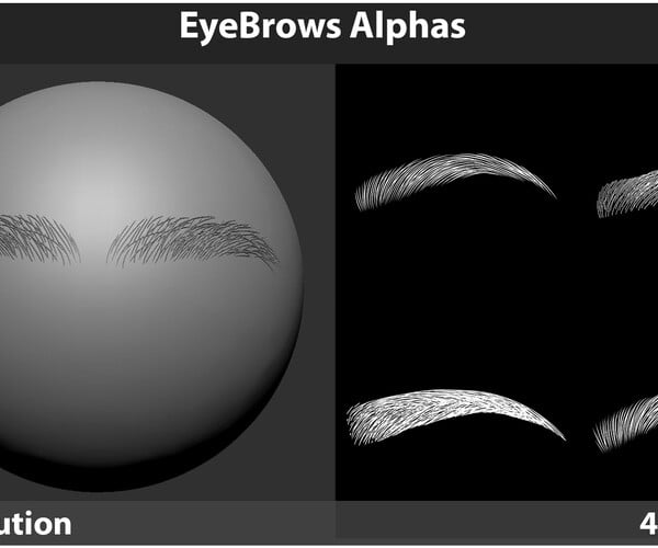 eyebrow texture alpha