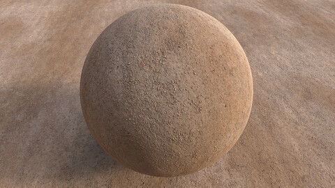 Gravel (290) - Photogrammetry based Environment Material