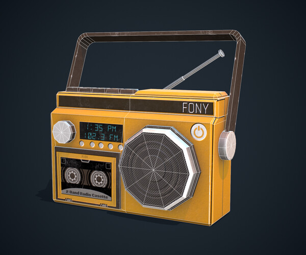 ArtStation - Radio - 3D Prop | Game Assets