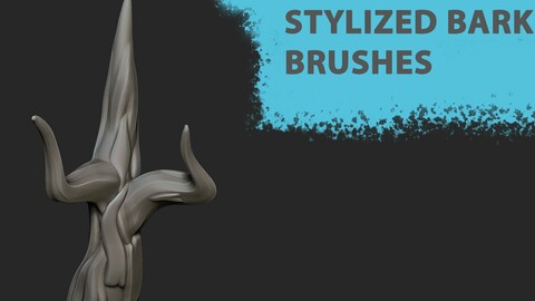 Bark curve brushes (Create the tree in 10 minutes)