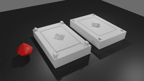 Mold for Dice 10 Sides Blank - Form - Molde para Dado - Printable
