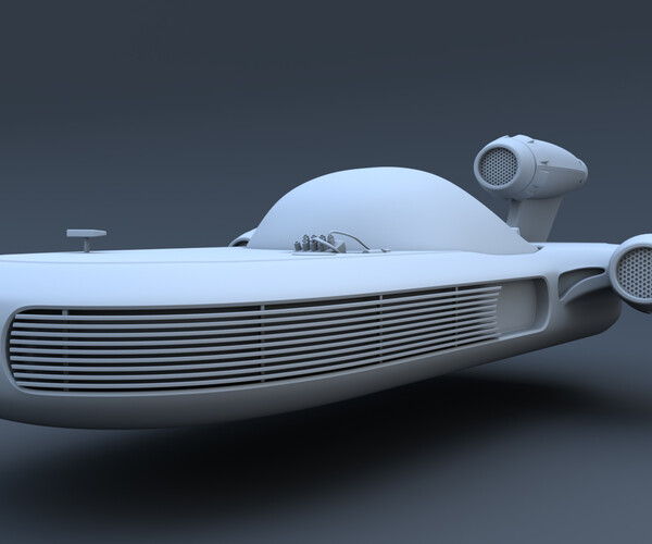 ArtStation LANDSPEEDER model for sale Game Assets