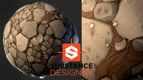 Stylized Stone Ground - Substance Designer