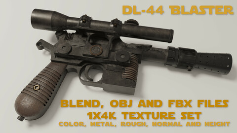 Han Solo's DL-44 Blaster - Star Wars