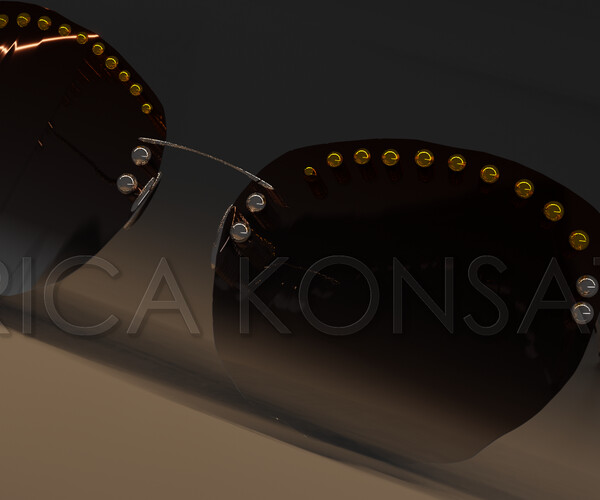 ArtStation Glasses (blend.file) Blender Game Assets