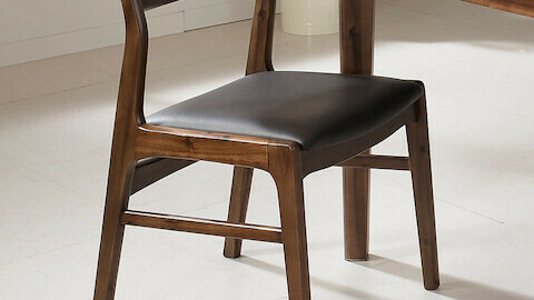 Lauren acacia solid wood dining chair