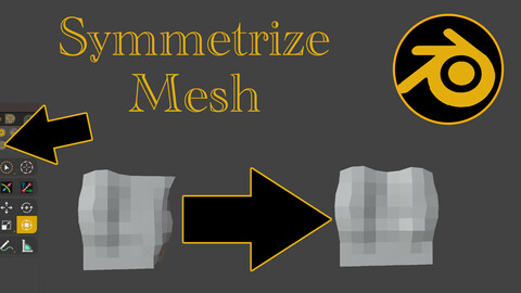 Symmetrize Mesh addon for Blender