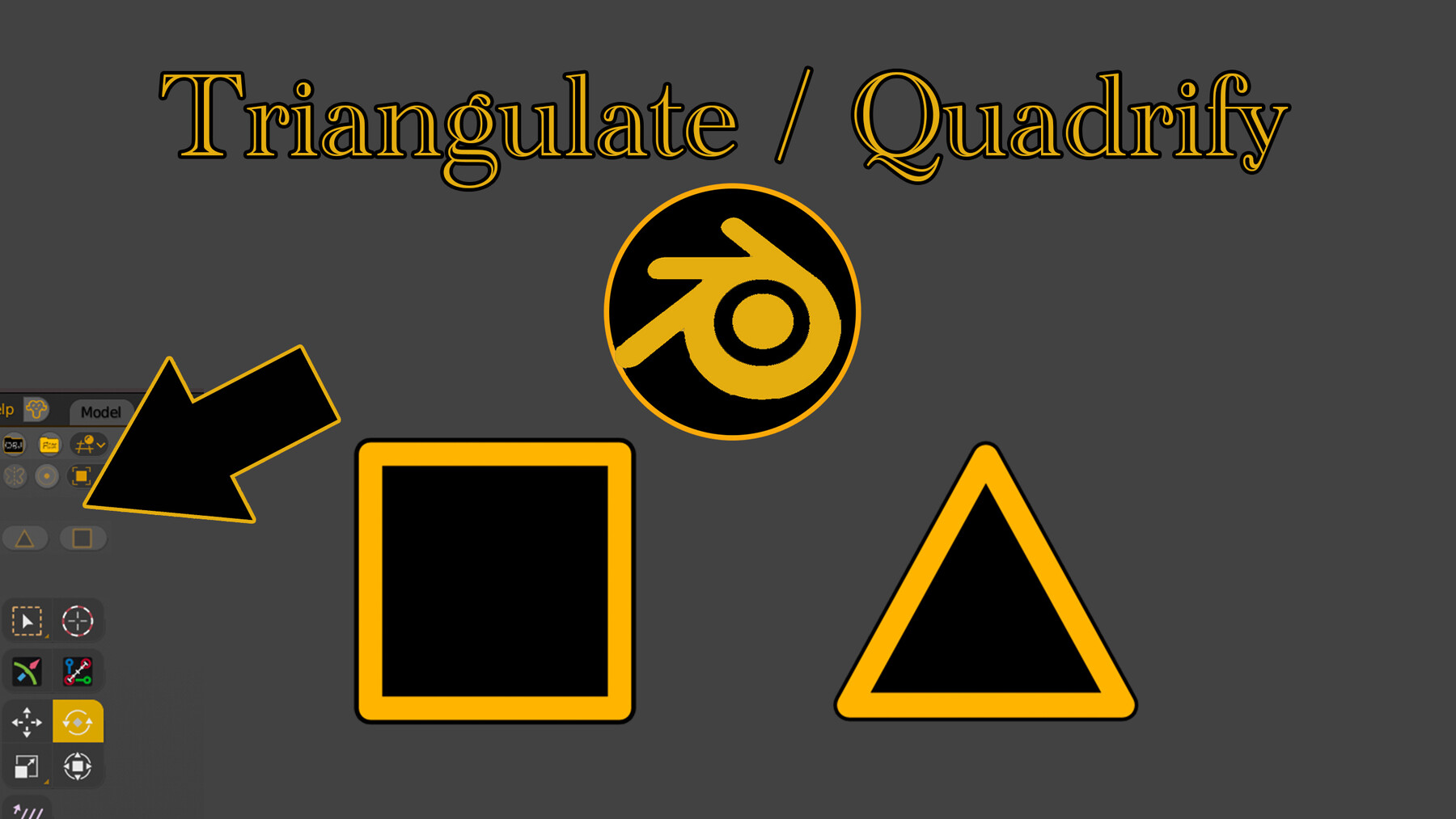 ArtStation - Triangulate / Quadrify addon for | Resources