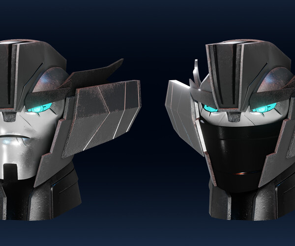 Artstation 3d Wheeljack Transformers Prime 3d Character Rig Game Assets