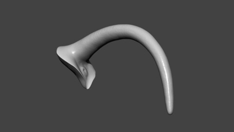 Horse Tail Highpoly Sculpt