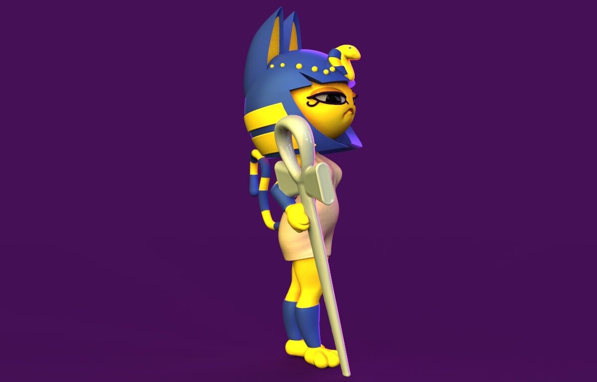 ArtStation - Ankha 3D Print Model | Resources