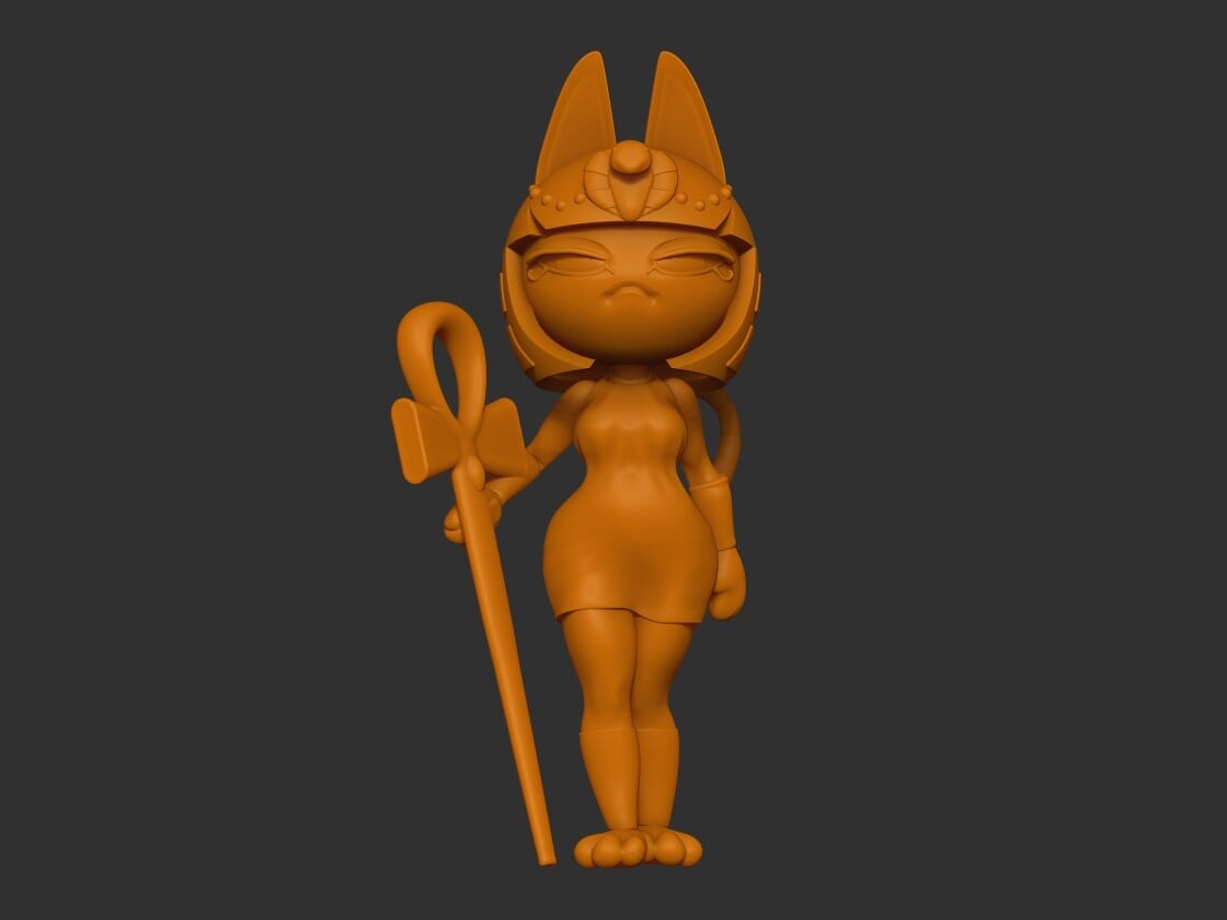 Ankha 3D print model