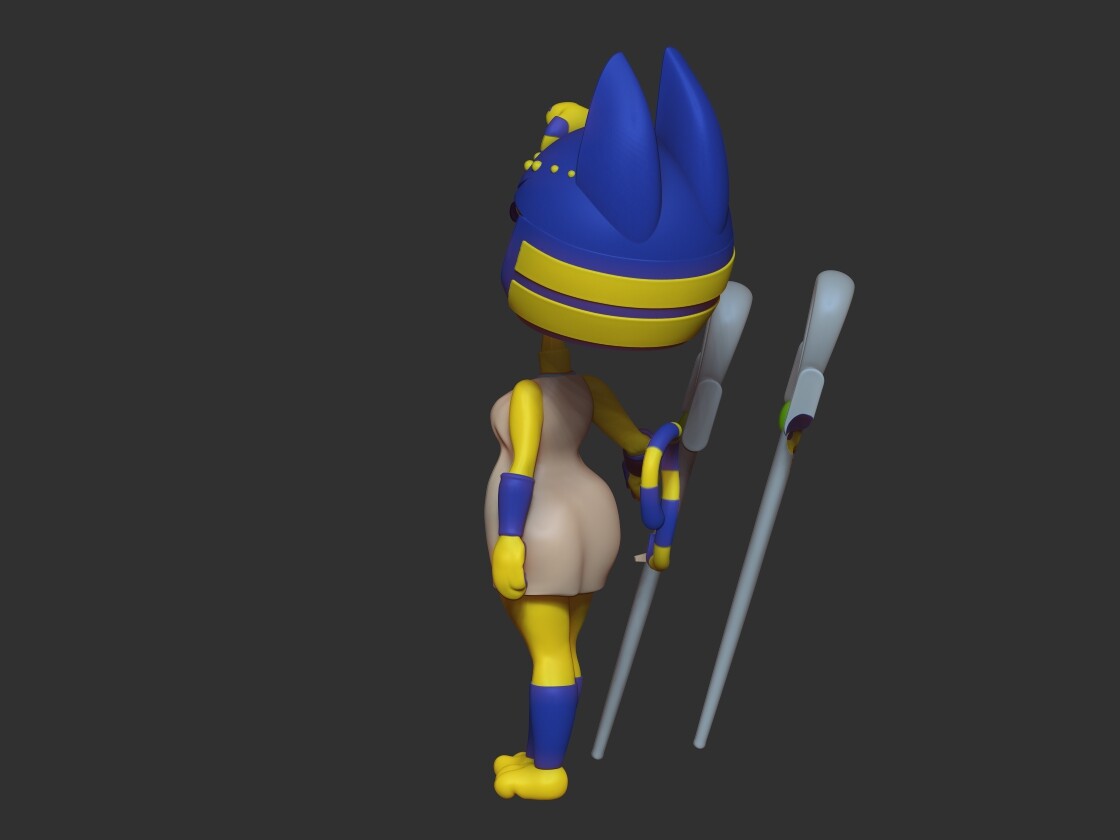 ArtStation - Ankha 3D Print Model | Resources