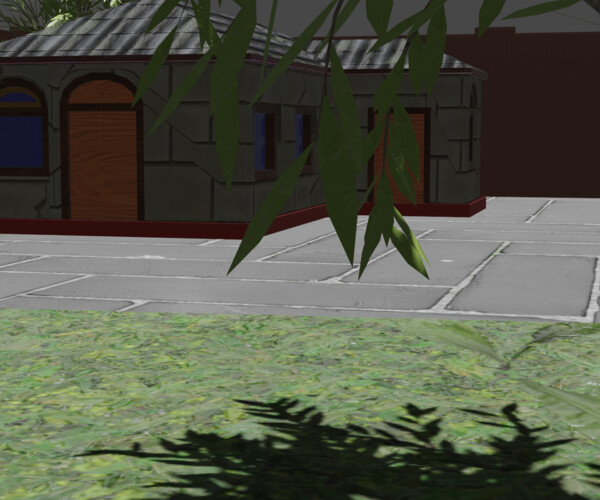 ArtStation A modern homestead Game Assets