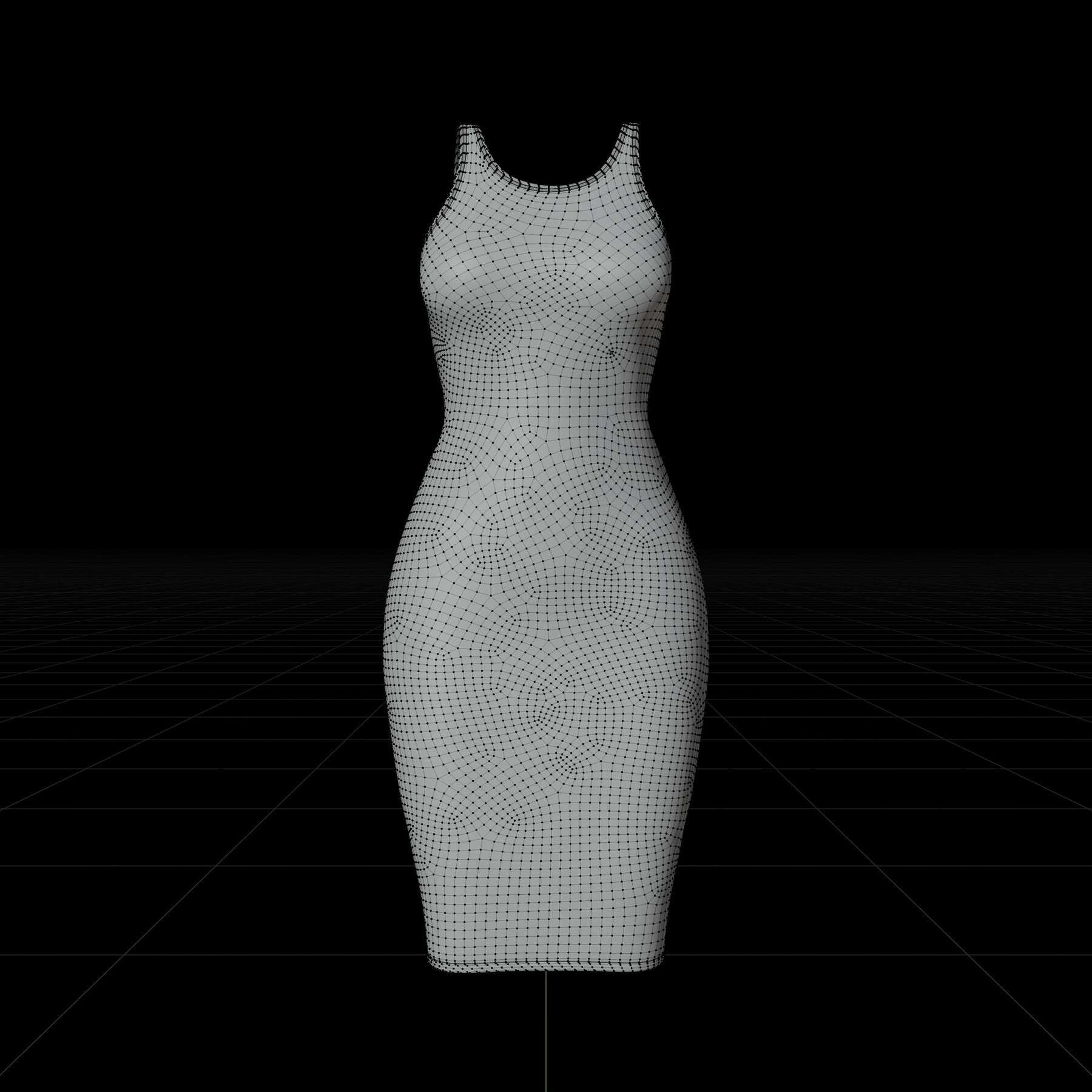 ArtStation - 3D women sexy bodycon tank dress | Game Assets